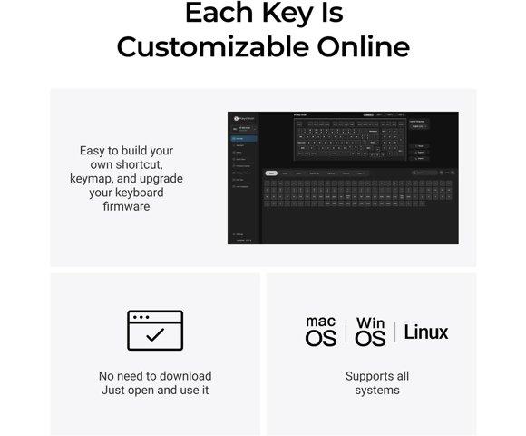 Keychron V5 Max bežična tastatura (V5M-D3) - slika 7