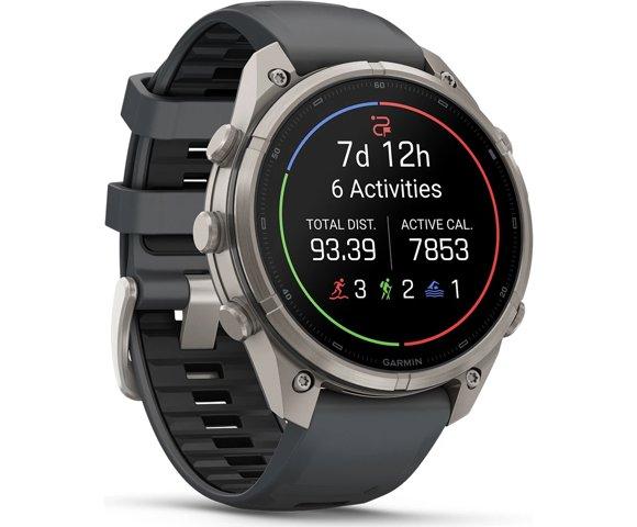 GARMIN Fenix 9 Pro inReach 47mm Titanium Grey smartwatch - slika 3