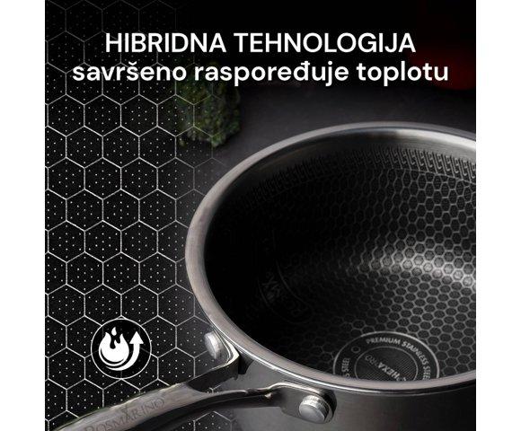Rosmarino Hexapro Vok tiganj 28cm - slika 4