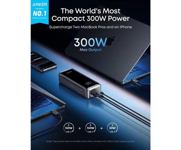 Anker Prime 26K Power Bank (300W) Black - slika 6