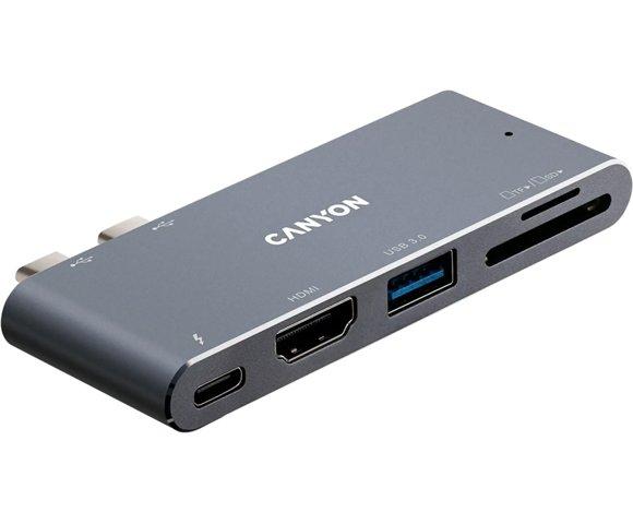 Canyon DS-5 5-u-1 Thunderbolt 3 docking station - slika 3