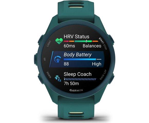 GARMIN Forerunner 170 Music Green smartwatch - slika 6