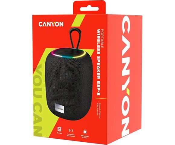 Canyon BSP-8 Black bluetooth zvučnik - slika 2