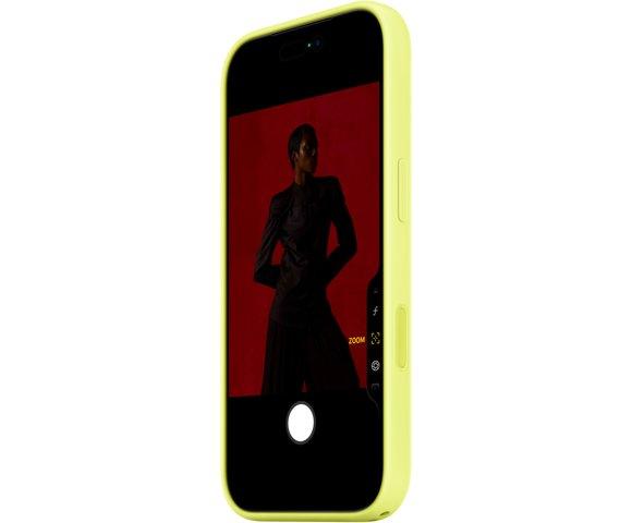 Apple iPhone 17 Pro MagSafe Silicone Case  – Neon Yellow - slika 4
