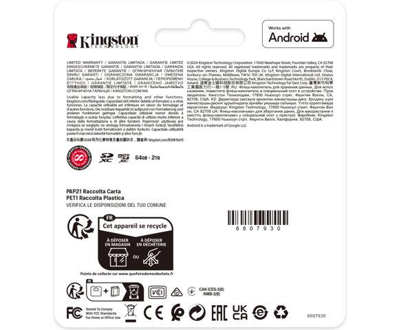 Kingston Canvas Select PLUS 128GB SD kartica - slika 4