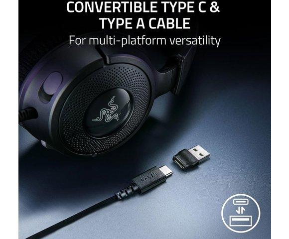 Razer Kraken V4 X Black gaming slušalice - slika 7