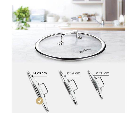 Rosmarino HEXAPRO 28cm stakleni poklopac - slika 4