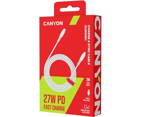 Canyon USB-C / Lightning 2m 27W kabl - slika 2