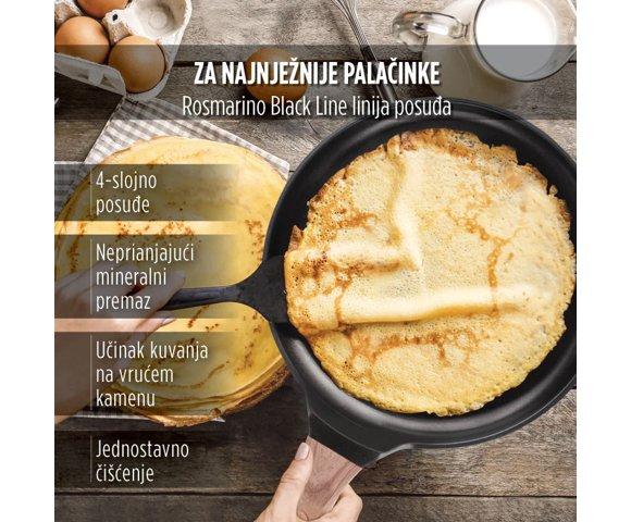 Rosmarino Black Line II – 28 cm tiganj za palačinke - slika 3