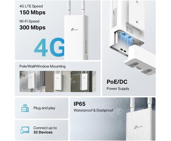 TP-LINK TL-MR100-Outdoor 4G LTE router - slika 4