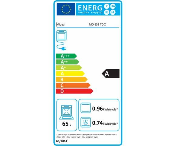 Midea MO 659 TD X ugradna pećnica - slika 3