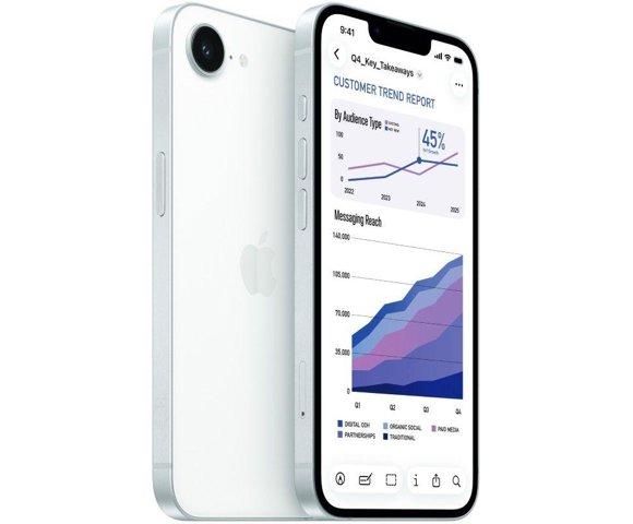 Apple iPhone 17e 256GB White smartphone - slika 3