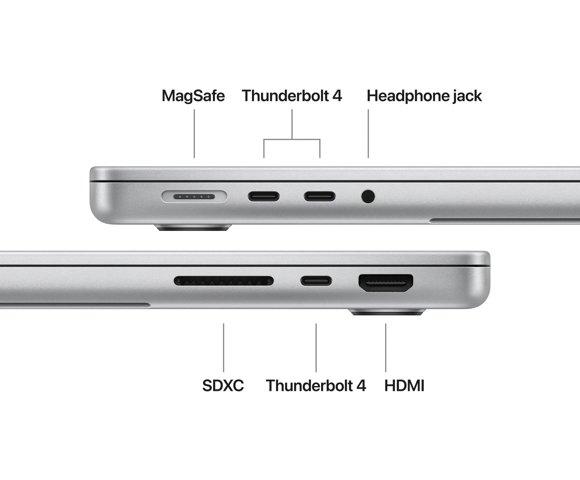 Apple MacBook Pro 14 Silver M5-10C GPU-10C 16GB 1TB - slika 3