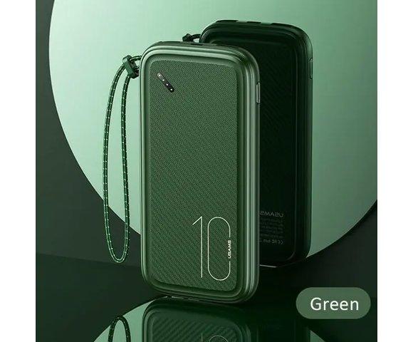 USAMS PB56 10000mAh Dark Green powerbank - slika 5