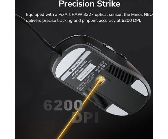 COUGAR MINOS NEO Black gaming miš - slika 10