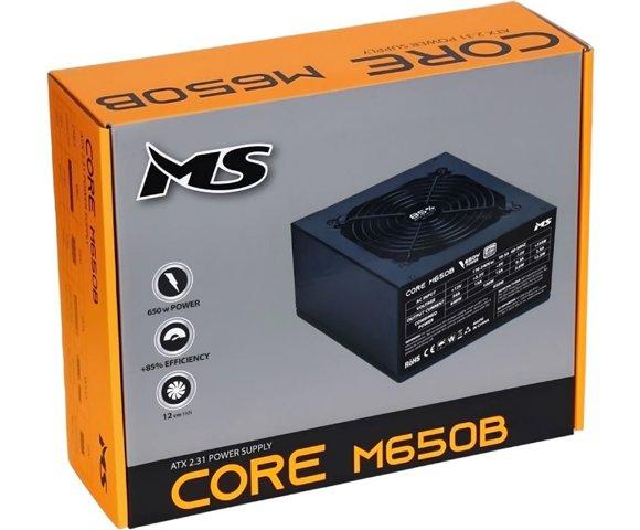 MS Industrial CORE M650B 650W Black napajanje - slika 6