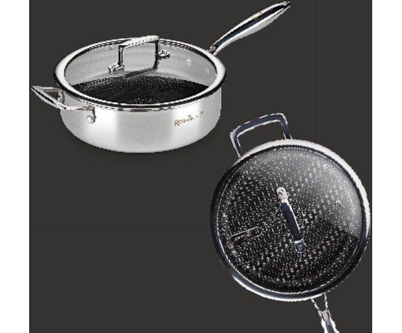 Rosmarino HexaPro 24cm tiganj sa ručkom i poklopcem - slika 2