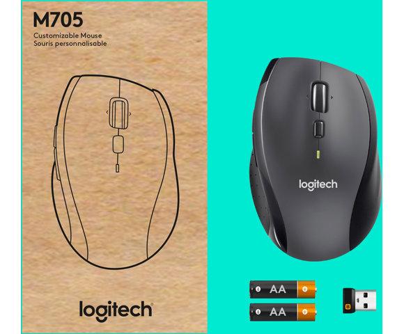 Logitech Marathon M705 Charcoal bežični miš - slika 9
