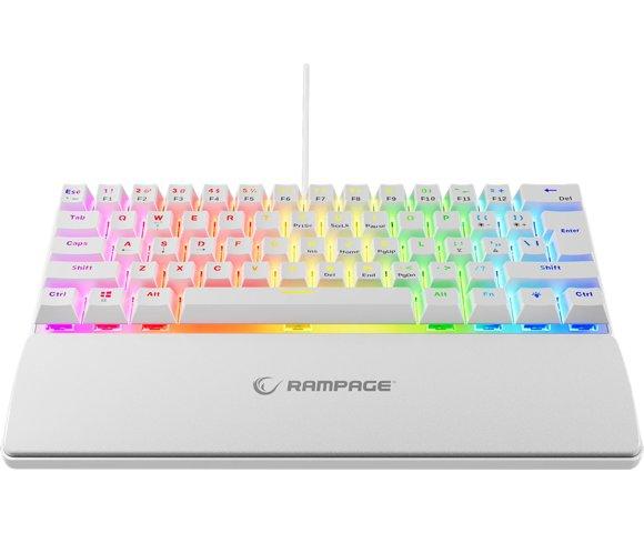 Rampage PLOWER K60 White (Blue Switch) tastatura - slika 4