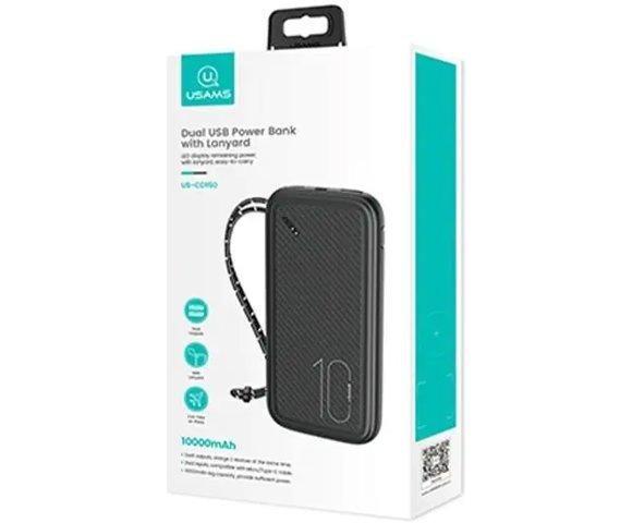 USAMS PB56 10000mAh black powerbank - slika 6
