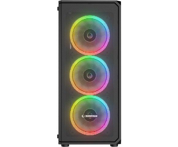 Rampage HELIOS Mesh Black 650W gaming kućište - slika 3