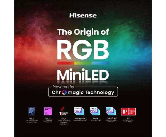 Hisense 85-inch UR9S RGB MiniLED Smart TV 4K 180 Hz  - slika 2