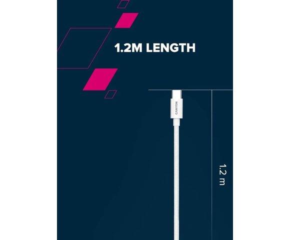 Canyon USB-C 1.2m 60W pleteni kabl - slika 3