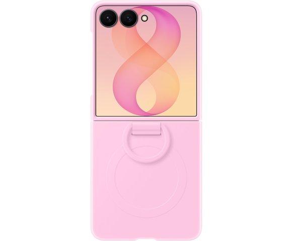 Samsung Galaxy Z Flip8 Silikonska Ring magnetna futrola (Pink) - slika 4