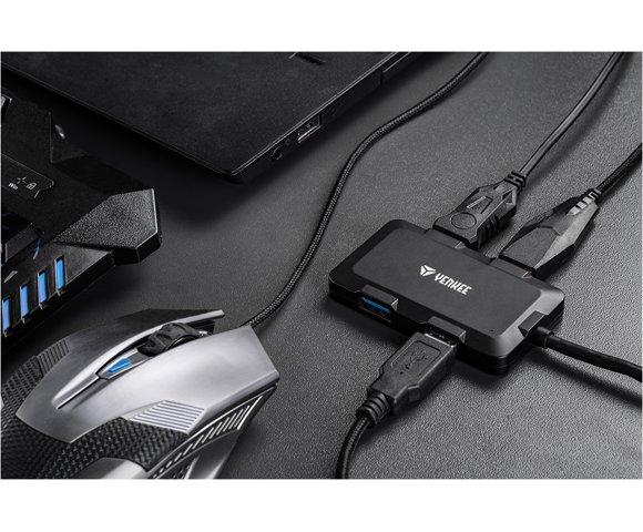 YENKEE YHB 4341BK USB hub - slika 3