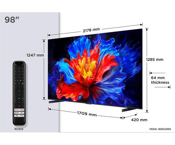 TCL 98P8K QLED smart TV - slika 3