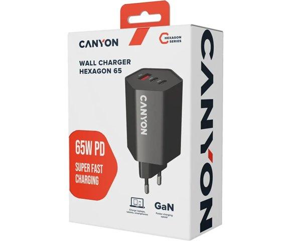 Canyon Hexagon 65 Black punjač - slika 6