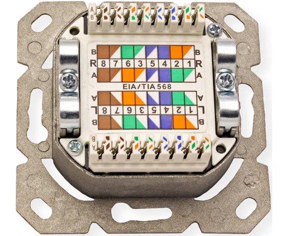 Secomp VALUE Cat.6A (Class EA) ugradna RJ45 utičnica - slika 5