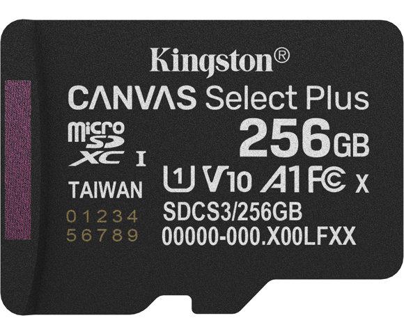 Kingston Canvas Select Plus Gen3 256 GB memorijska kartica - slika 3