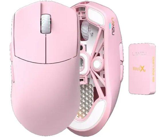 Lamzu Maya X Light Pink gaming miš - slika 2