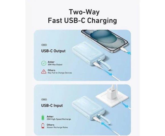 Anker Zolo Power Bank (20K, 30W) Black - slika 4