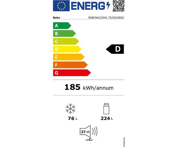 Beko B5BCNA325HS ugradni kombinovani frižider - slika 8