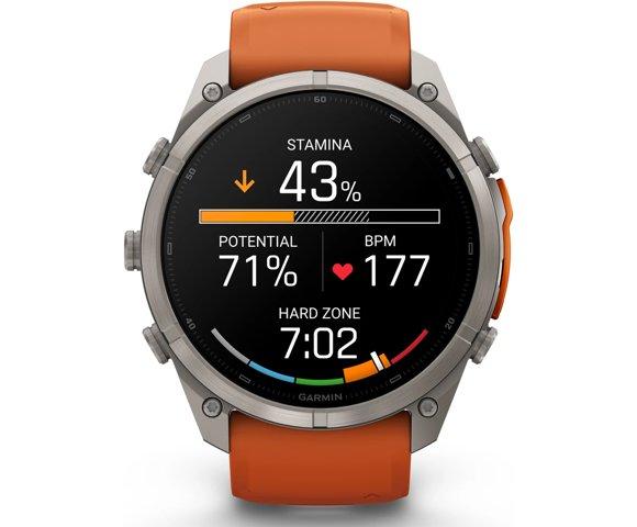  GARMIN Fenix 9 Pro inReach 51mm Titanium Orange smartwatch - slika 4