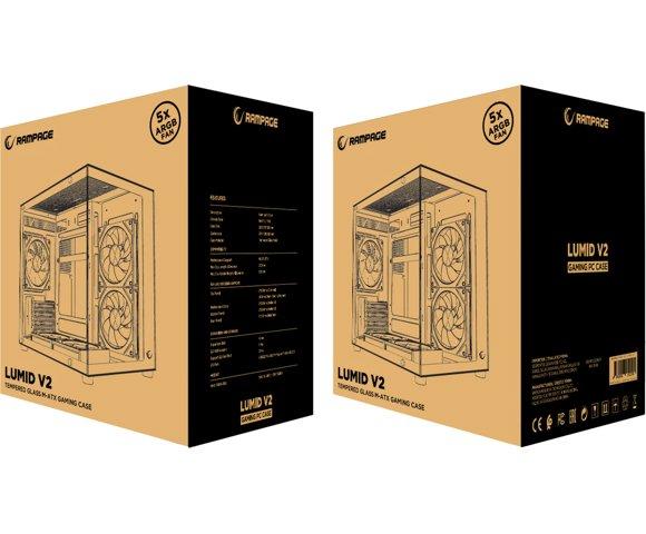 Rampage LUMID V2 750W kućište - slika 7