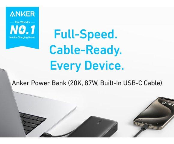 Anker USB-C Power Bank 20K Black - slika 2
