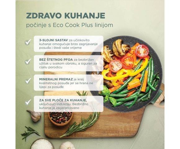 Rosmarino Eco Cook Plus – 24 cm tiganj - slika 5