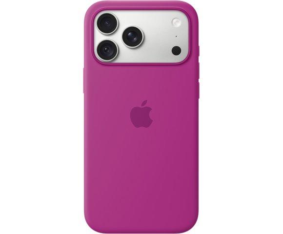 Apple iPhone 18 Pro Max Silicone MagSafe futrola - Magenta - slika 3