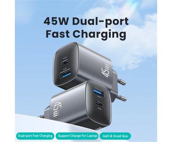 Usams 45W A+C smartphone punjač - slika 2