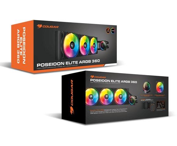 Cougar Poseidon Elite ARGB 360 Black vodeno hlađenje - slika 6