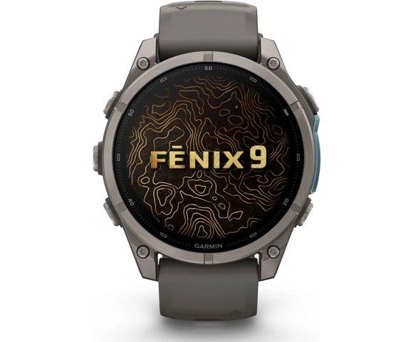 GARMIN Fenix 9 47mm Titanium Pebble Gray smartwatch - slika 2