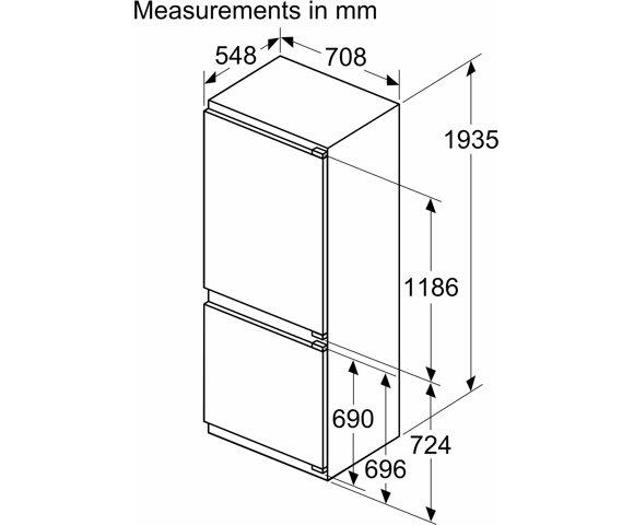 Bosch KBN96VFE0 ugradni frižider - slika 11