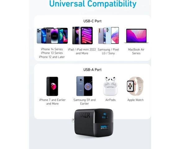 Anker 323 (33W) Black zidni punjač  - slika 2