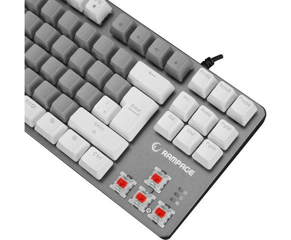 Rampage SNUG K14 (Blue Switch) Gray tastatura - slika 6
