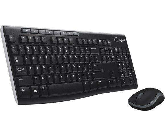 Logitech MK270 Black English International (QWERTY) tastatura i miš - slika 3