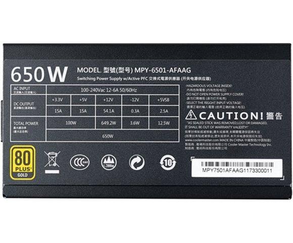 CoolerMaster MWE Gold 650W - slika 4