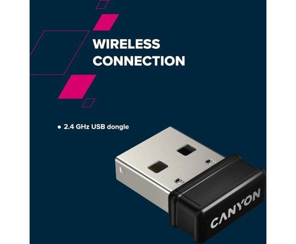 Canyon HSET-W5 White bežična tastatura i miš - slika 8